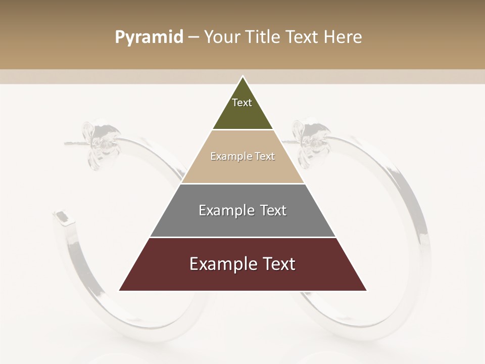 Sterling Silver Earrings PowerPoint Template