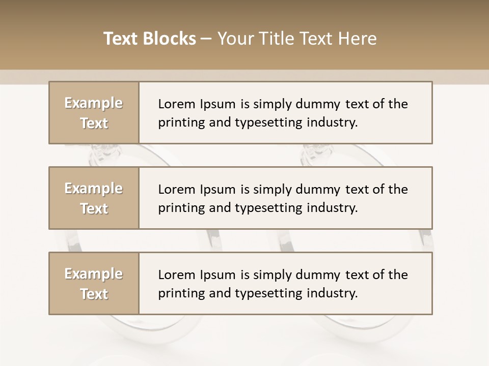 Sterling Silver Earrings PowerPoint Template