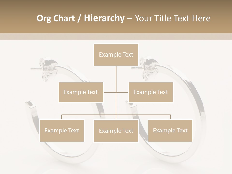 Sterling Silver Earrings PowerPoint Template