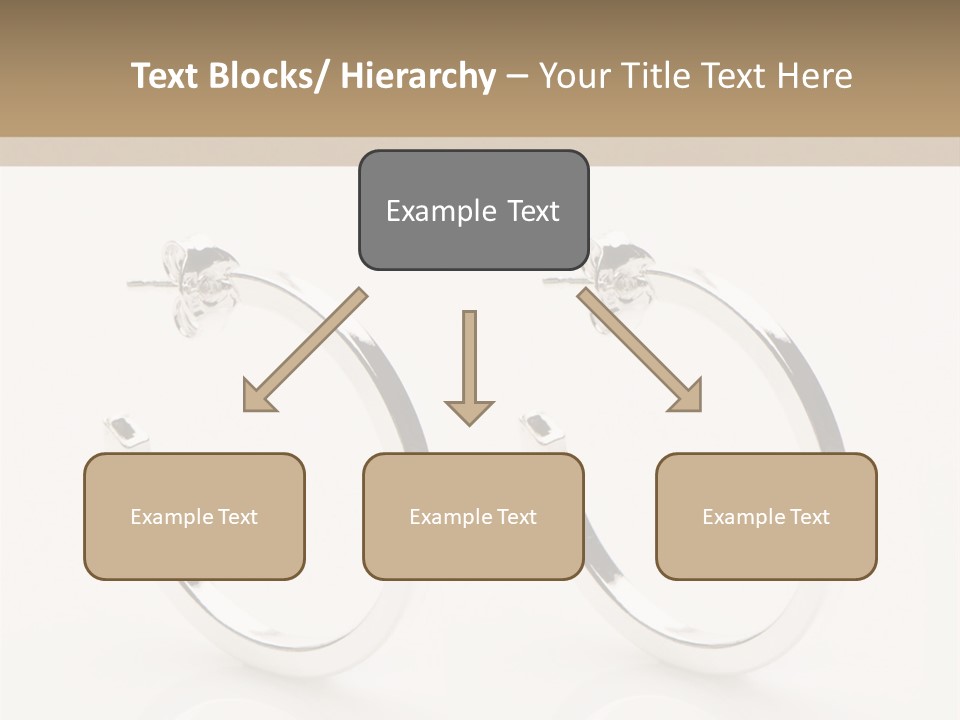 Sterling Silver Earrings PowerPoint Template