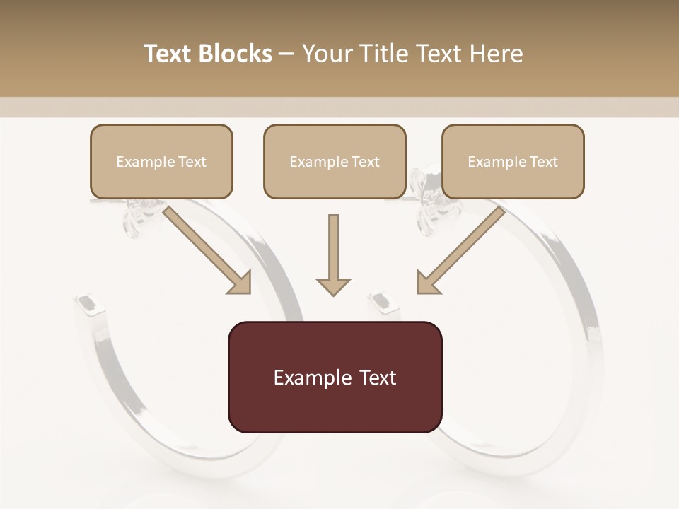 Sterling Silver Earrings PowerPoint Template