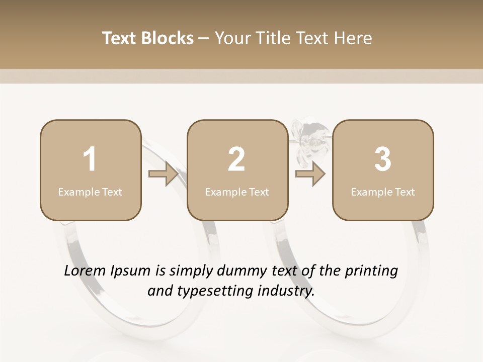 Sterling Silver Earrings PowerPoint Template