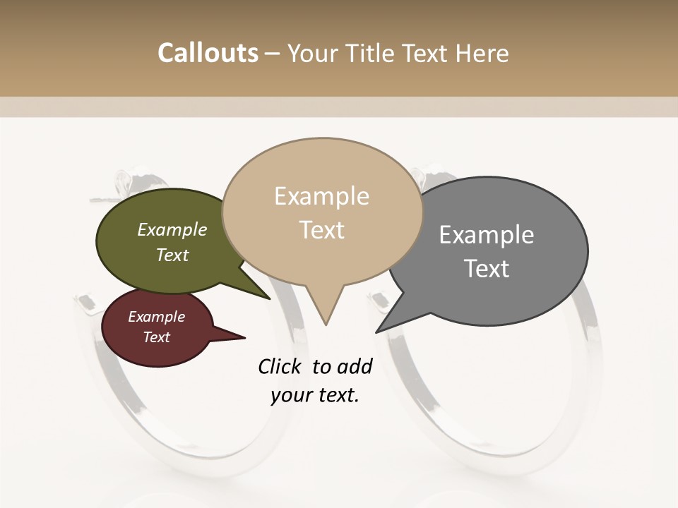 Sterling Silver Earrings PowerPoint Template