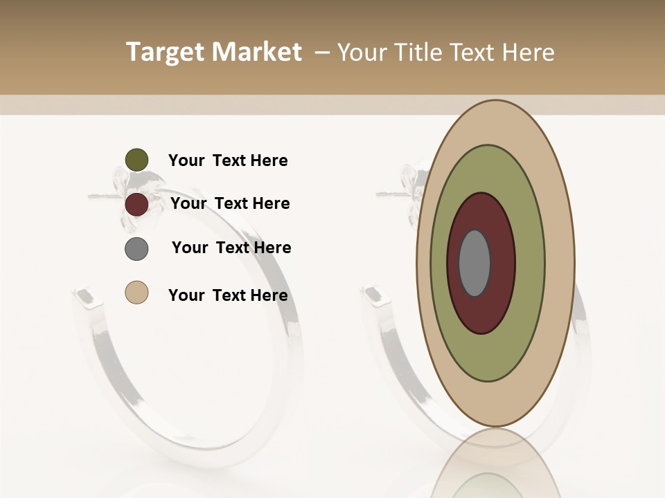 Sterling Silver Earrings PowerPoint Template