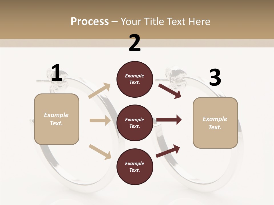 Sterling Silver Earrings PowerPoint Template