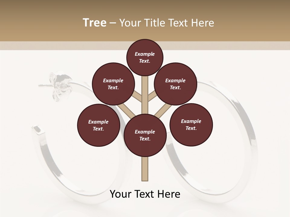 Sterling Silver Earrings PowerPoint Template