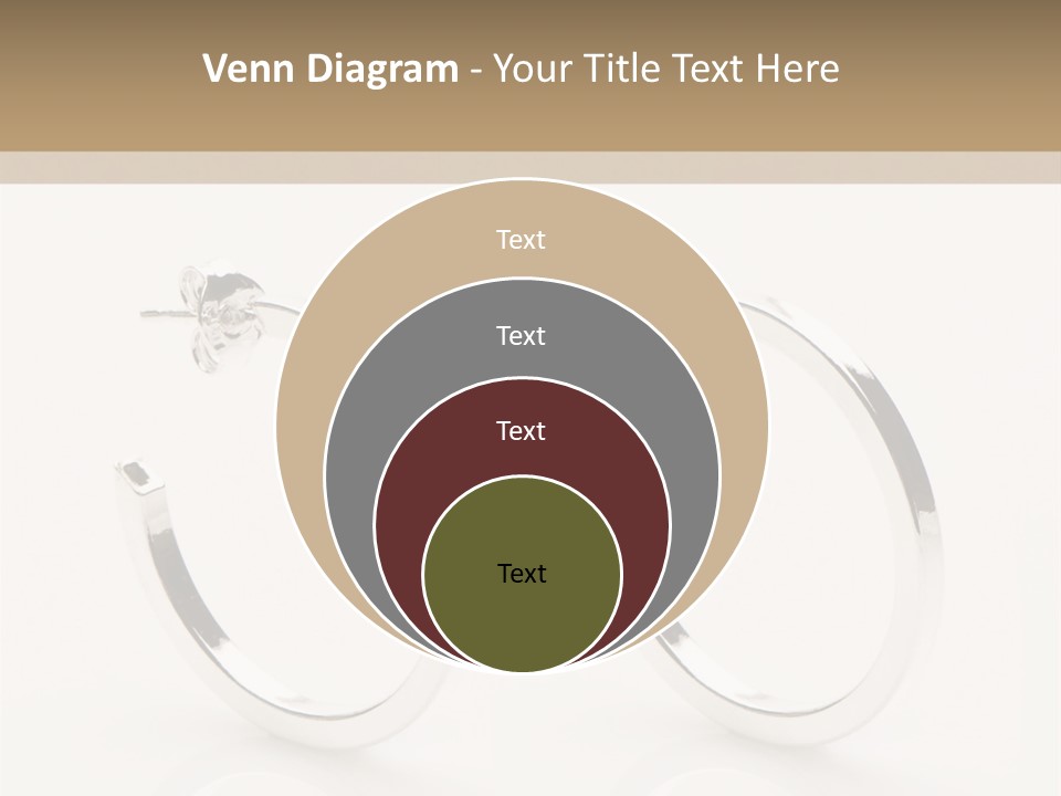 Sterling Silver Earrings PowerPoint Template