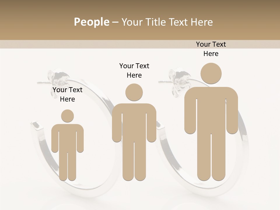 Sterling Silver Earrings PowerPoint Template