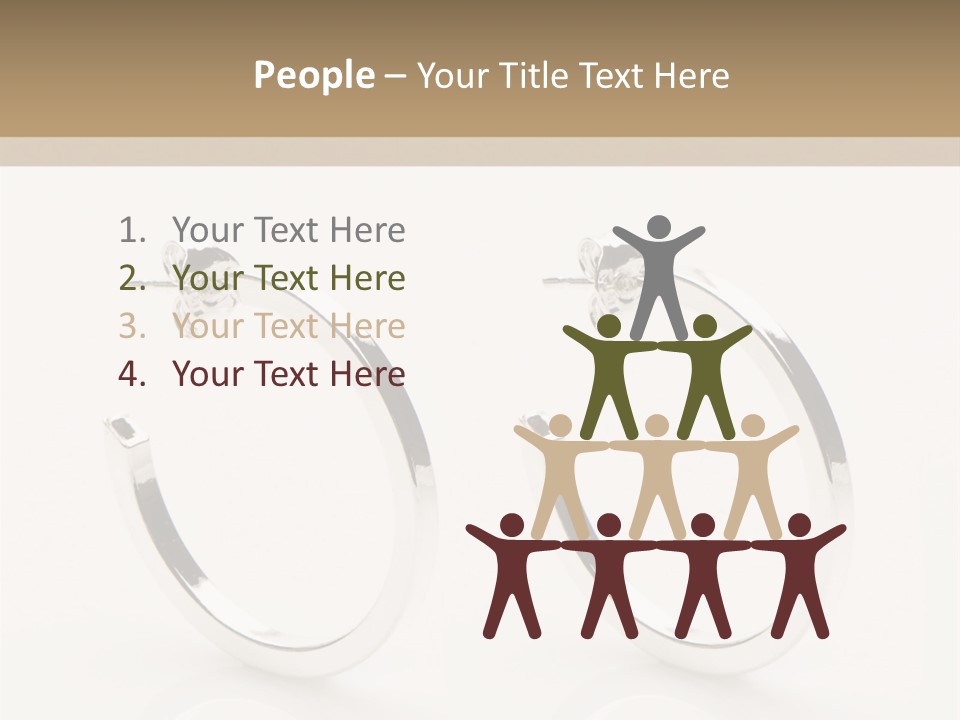 Sterling Silver Earrings PowerPoint Template