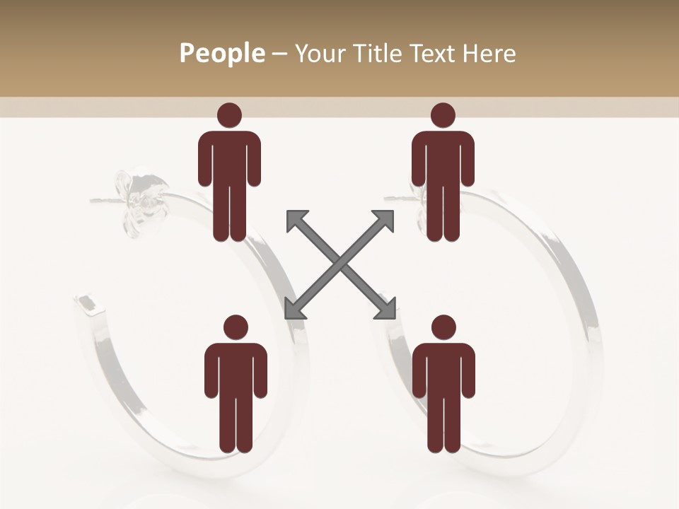 Sterling Silver Earrings PowerPoint Template