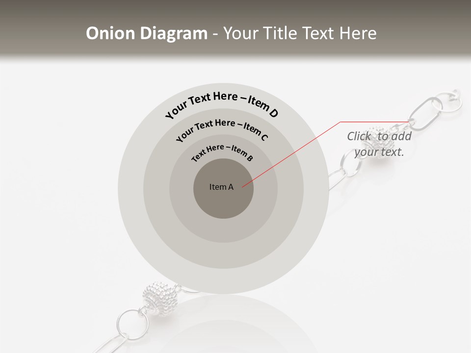 Sterling Silver Bracelet PowerPoint Template