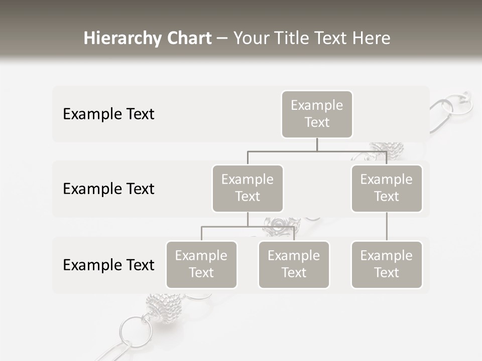 Sterling Silver Bracelet PowerPoint Template