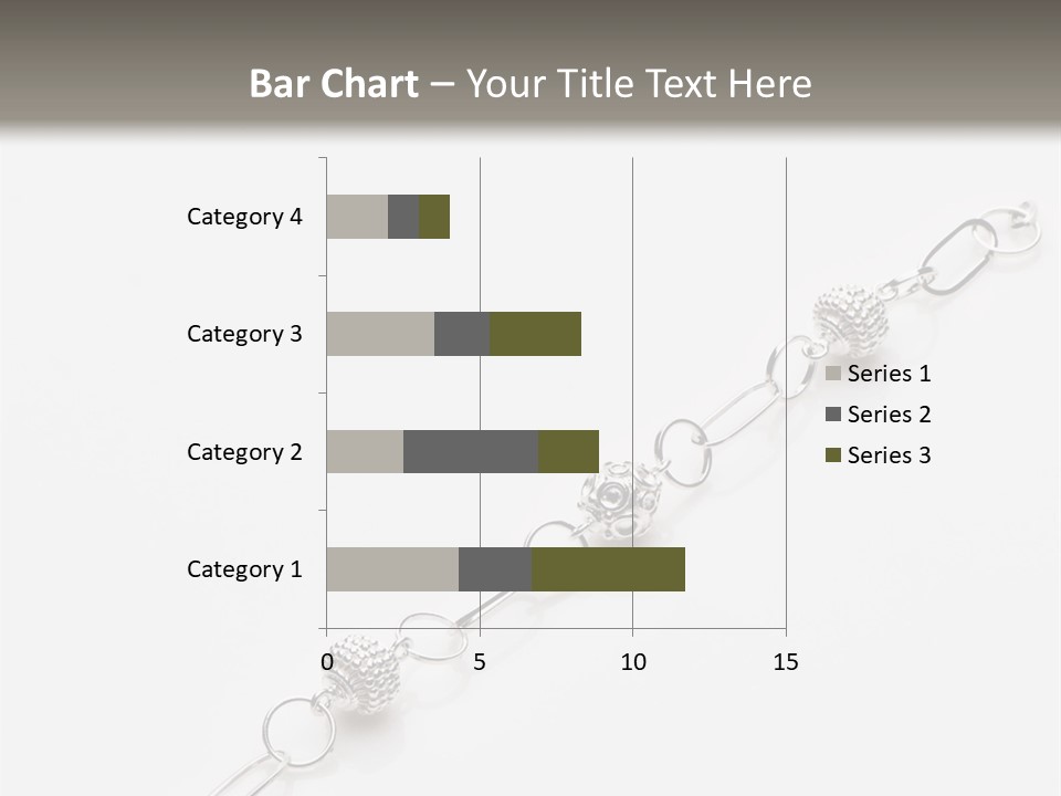Sterling Silver Bracelet PowerPoint Template
