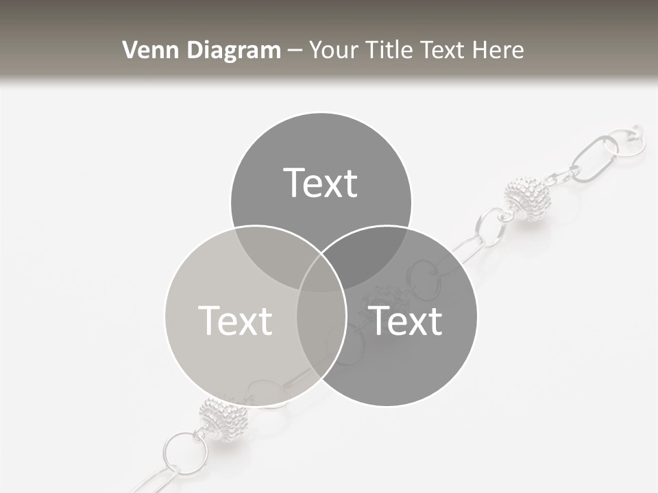 Sterling Silver Bracelet PowerPoint Template