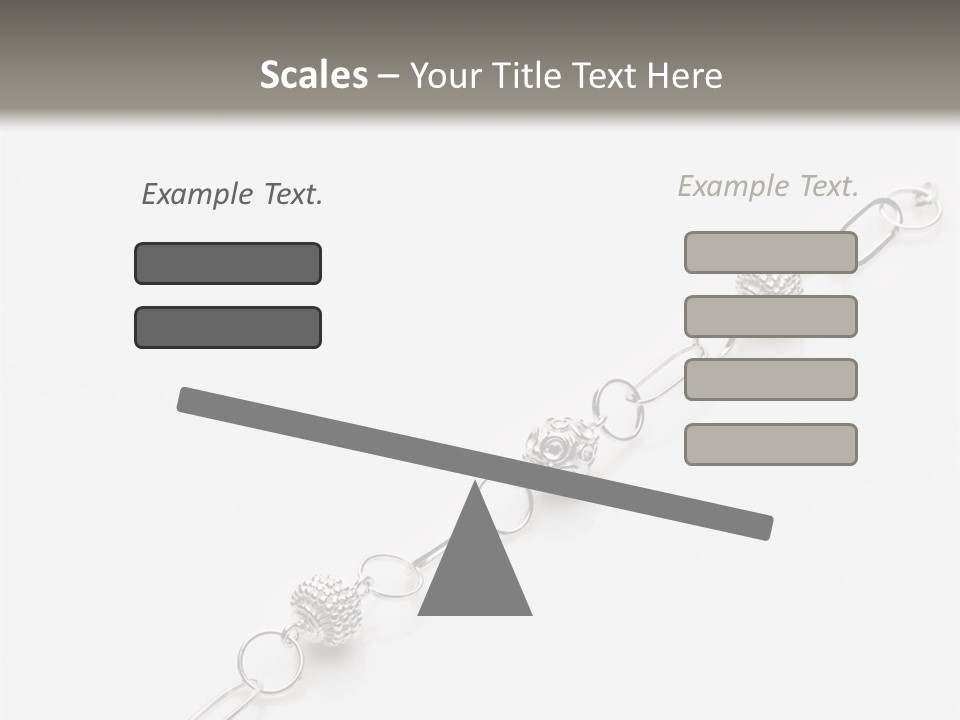 Sterling Silver Bracelet PowerPoint Template