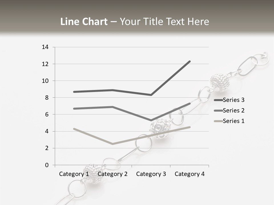 Sterling Silver Bracelet PowerPoint Template