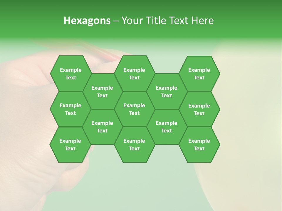 Hand Dart Punctured Balloon PowerPoint Template