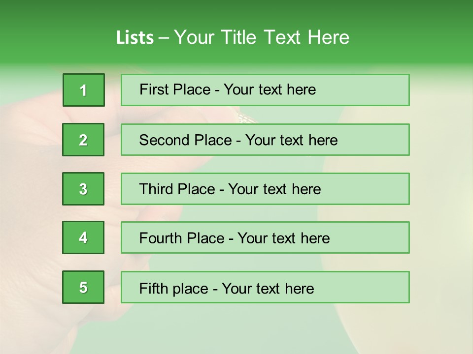 Hand Dart Punctured Balloon PowerPoint Template