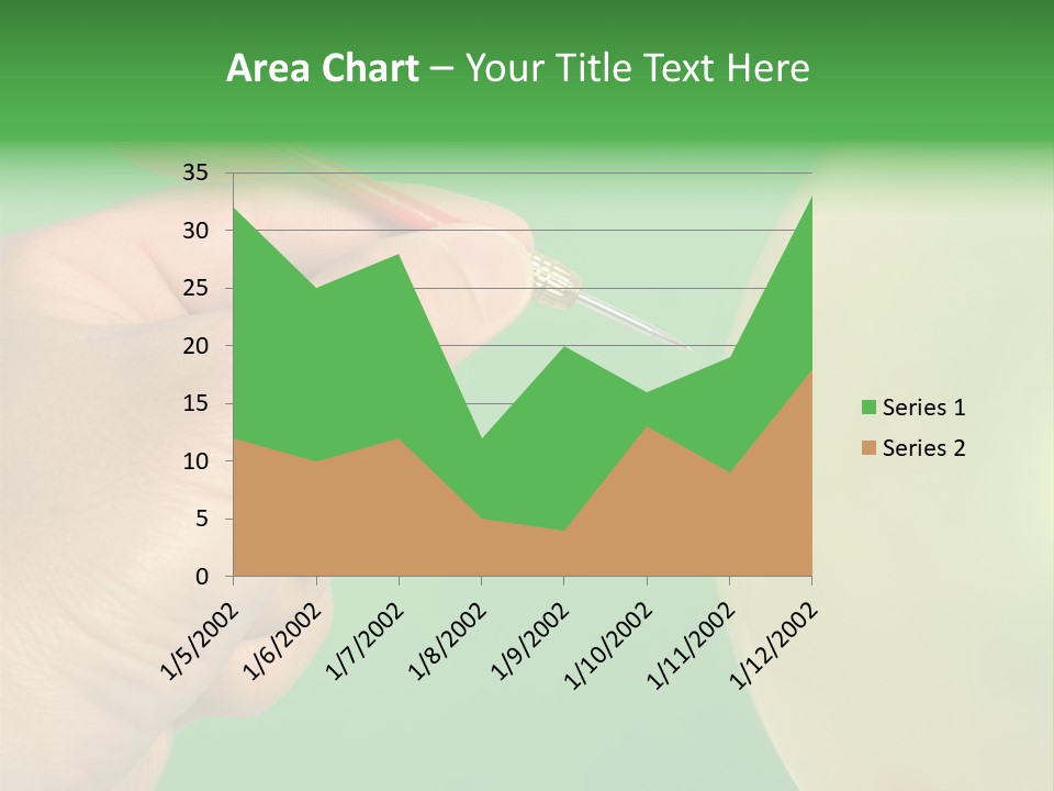 Hand Dart Punctured Balloon PowerPoint Template