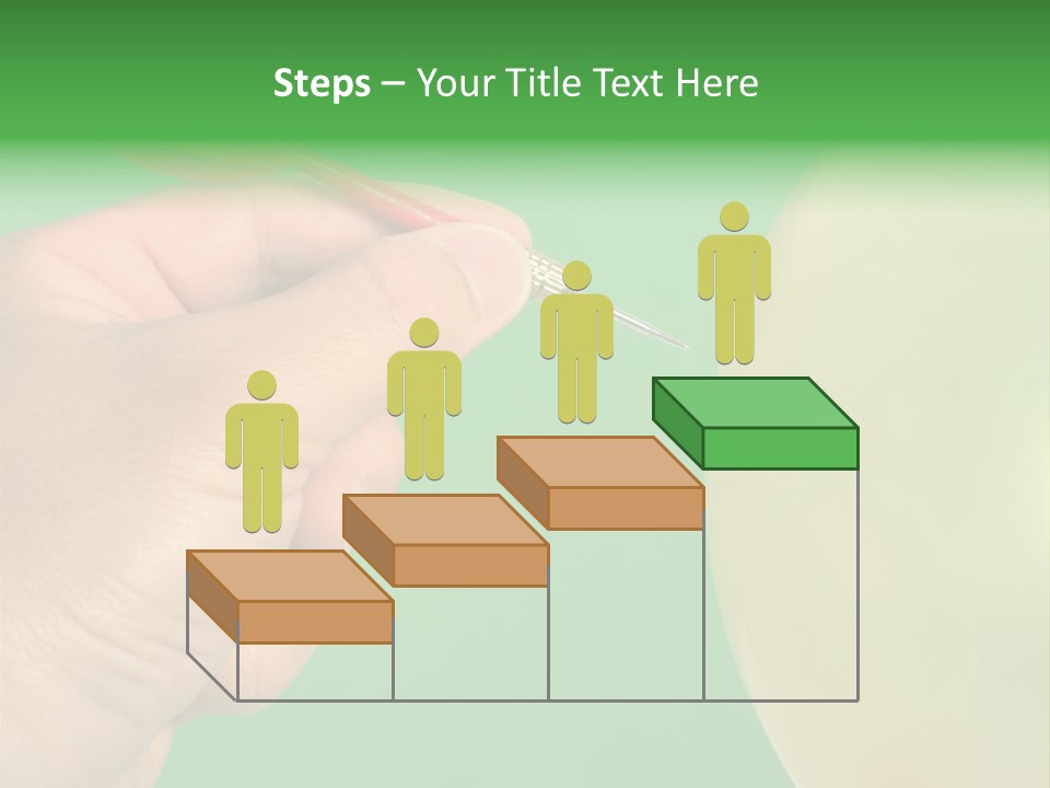 Hand Dart Punctured Balloon PowerPoint Template