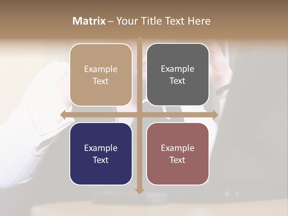 Businesswoman - Business Woman Concentrated - Concentrative . She Wears Glasses And Did Some Calculation. PowerPoint Template