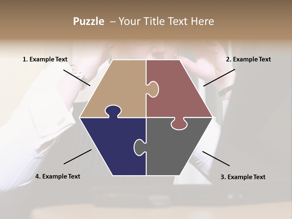 Businesswoman - Business Woman Concentrated - Concentrative . She Wears Glasses And Did Some Calculation. PowerPoint Template