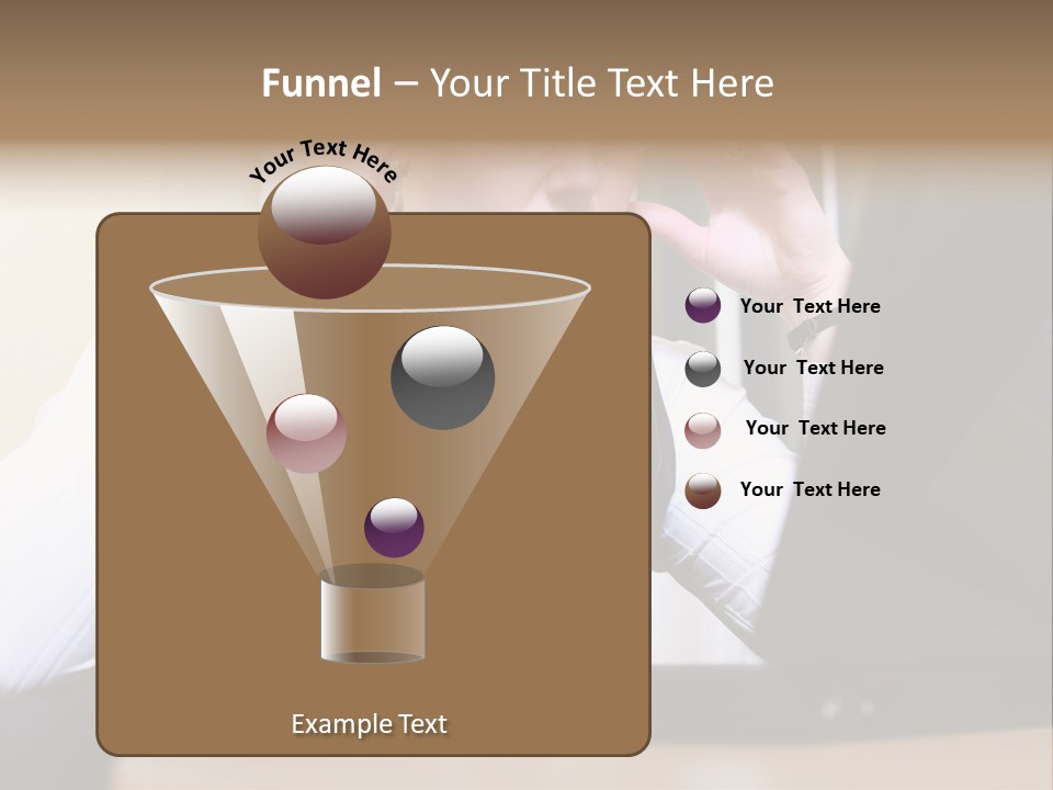 Businesswoman - Business Woman Concentrated - Concentrative . She Wears Glasses And Did Some Calculation. PowerPoint Template