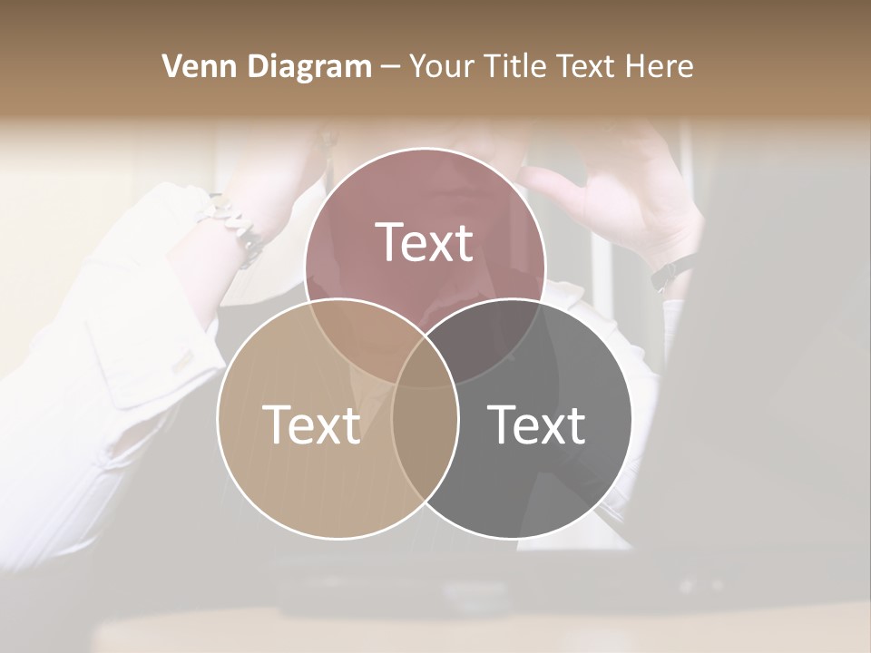 Businesswoman - Business Woman Concentrated - Concentrative . She Wears Glasses And Did Some Calculation. PowerPoint Template