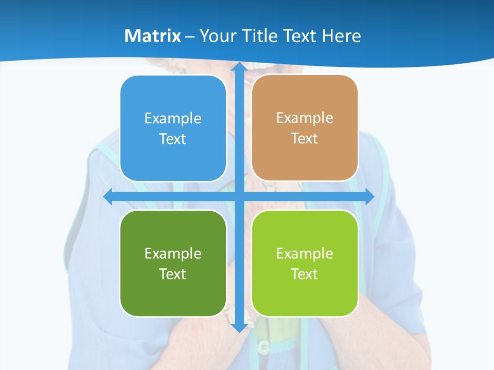 Senior Lady On Hands Free Set Gets Exciting News Via Cellphone. Isolated On White. PowerPoint Template