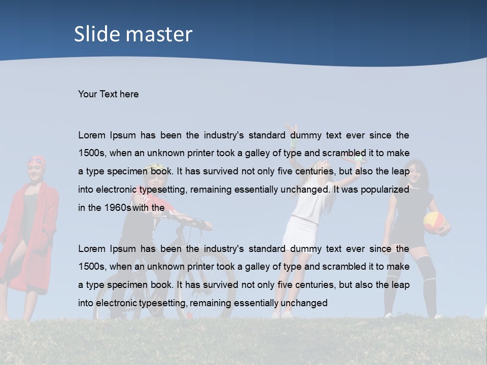Kids Summer Sports PowerPoint Template