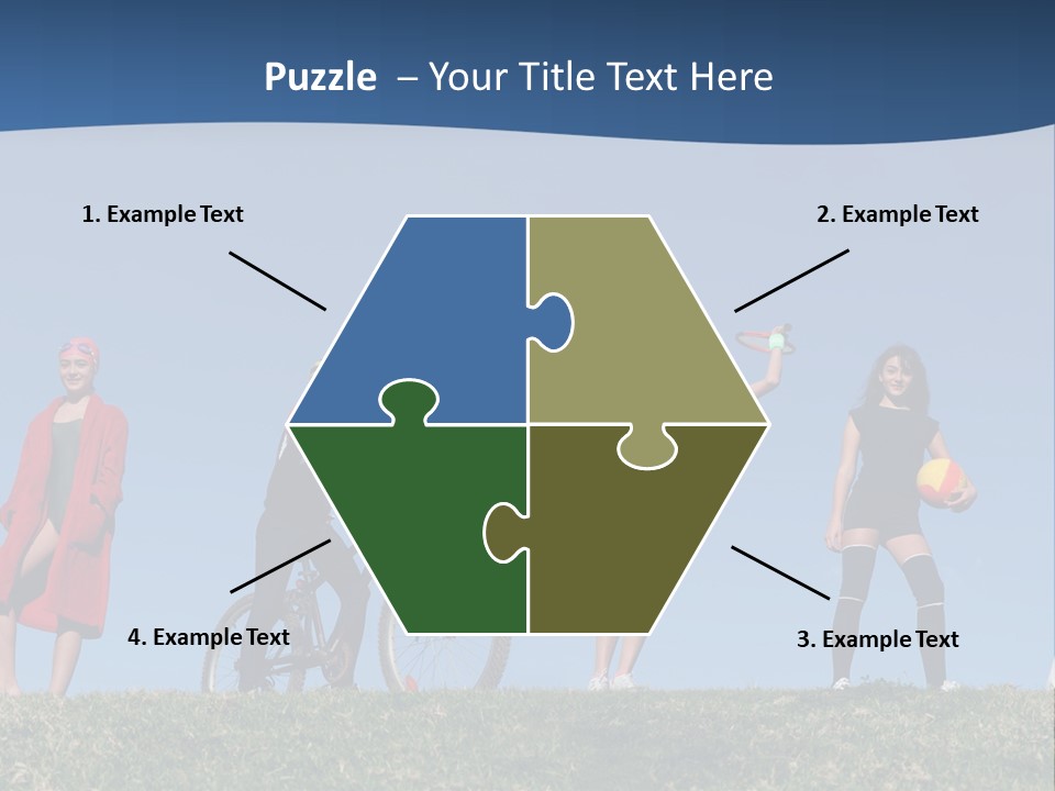 Kids Summer Sports PowerPoint Template