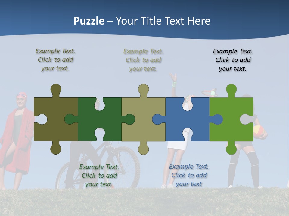 Kids Summer Sports PowerPoint Template