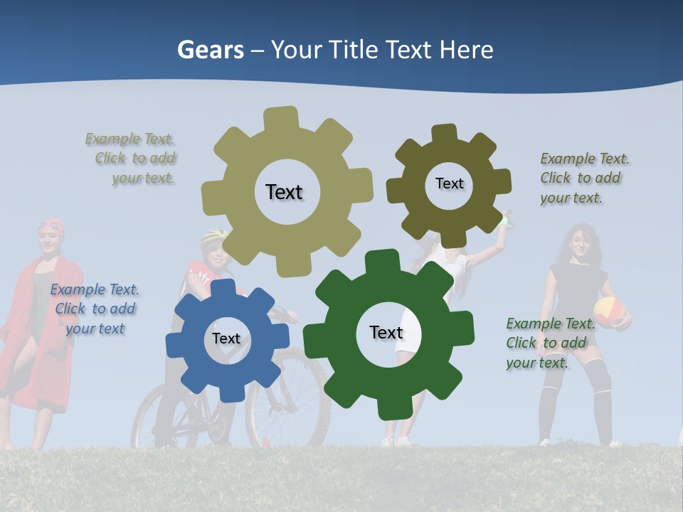 Kids Summer Sports PowerPoint Template