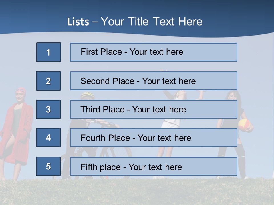 Kids Summer Sports PowerPoint Template