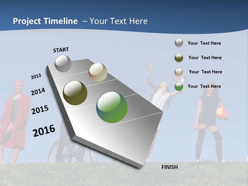 Kids Summer Sports PowerPoint Template