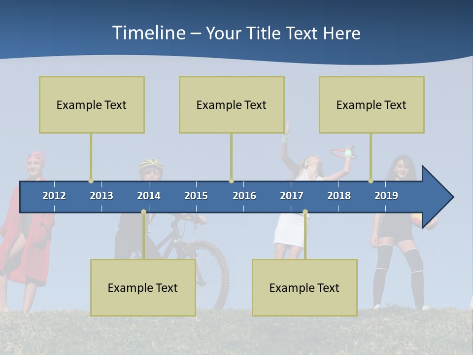 Kids Summer Sports PowerPoint Template