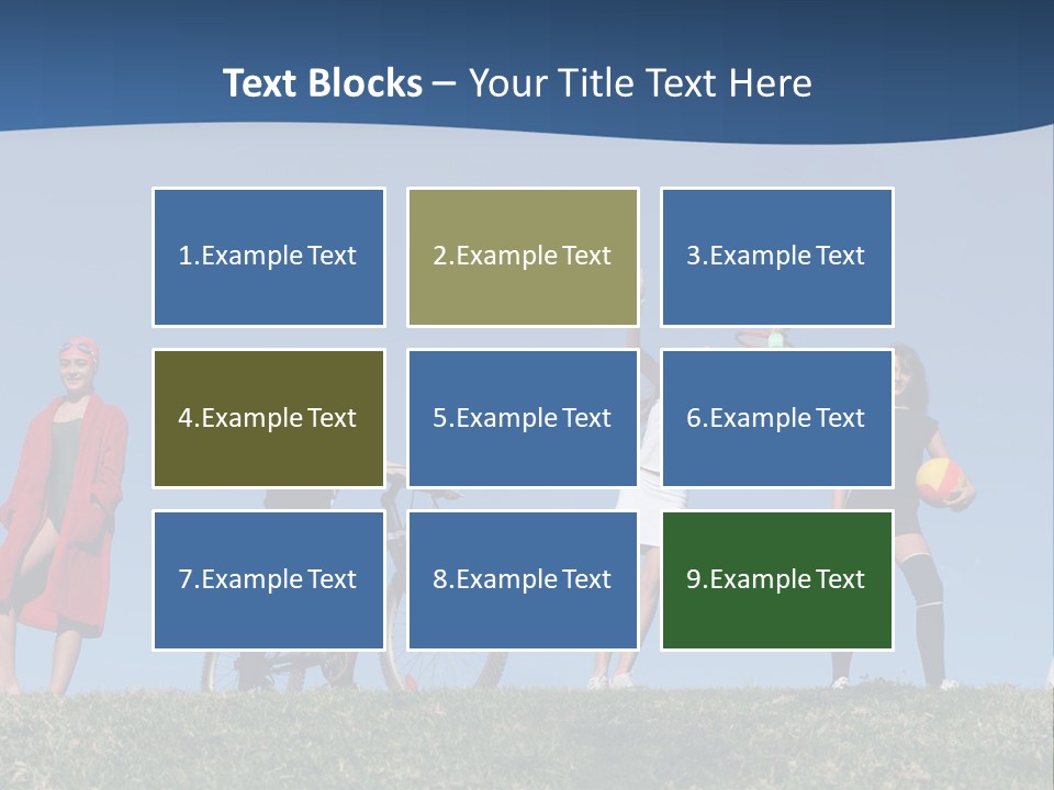 Kids Summer Sports PowerPoint Template