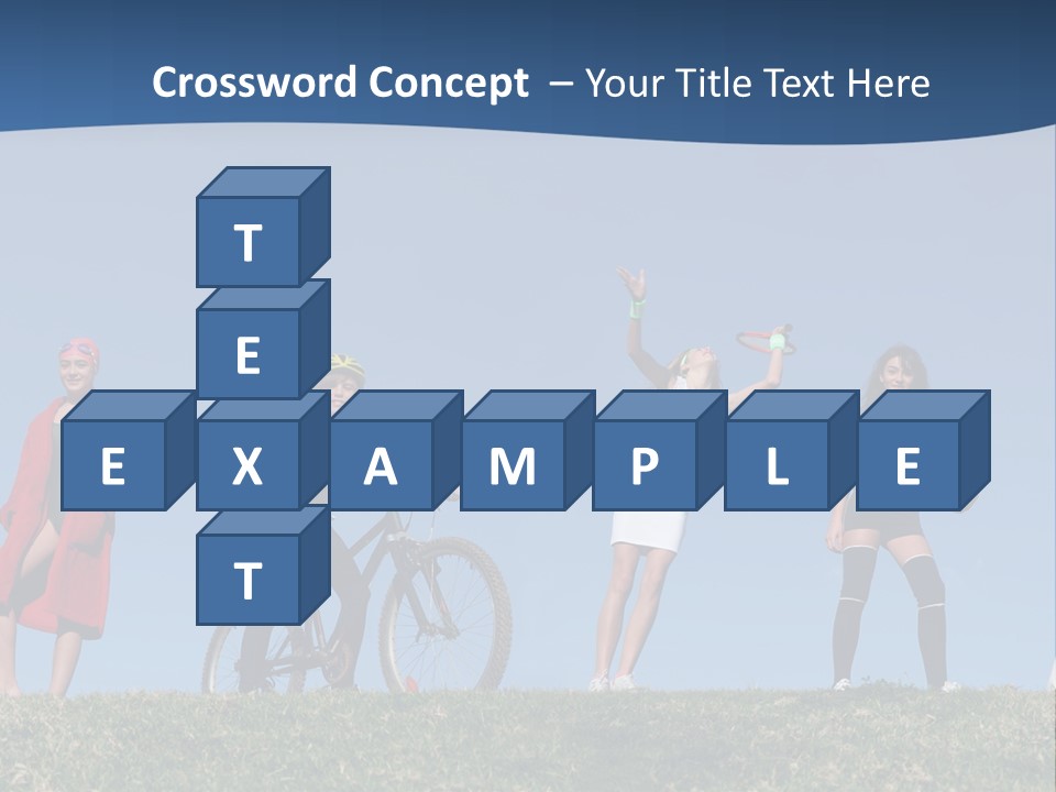 Kids Summer Sports PowerPoint Template