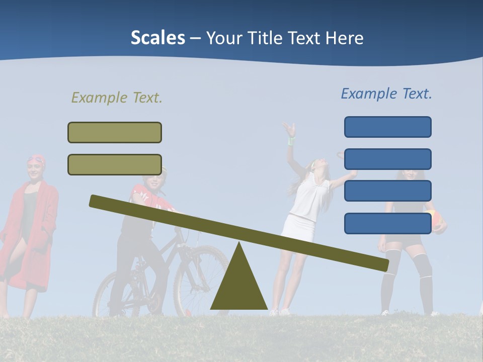 Kids Summer Sports PowerPoint Template