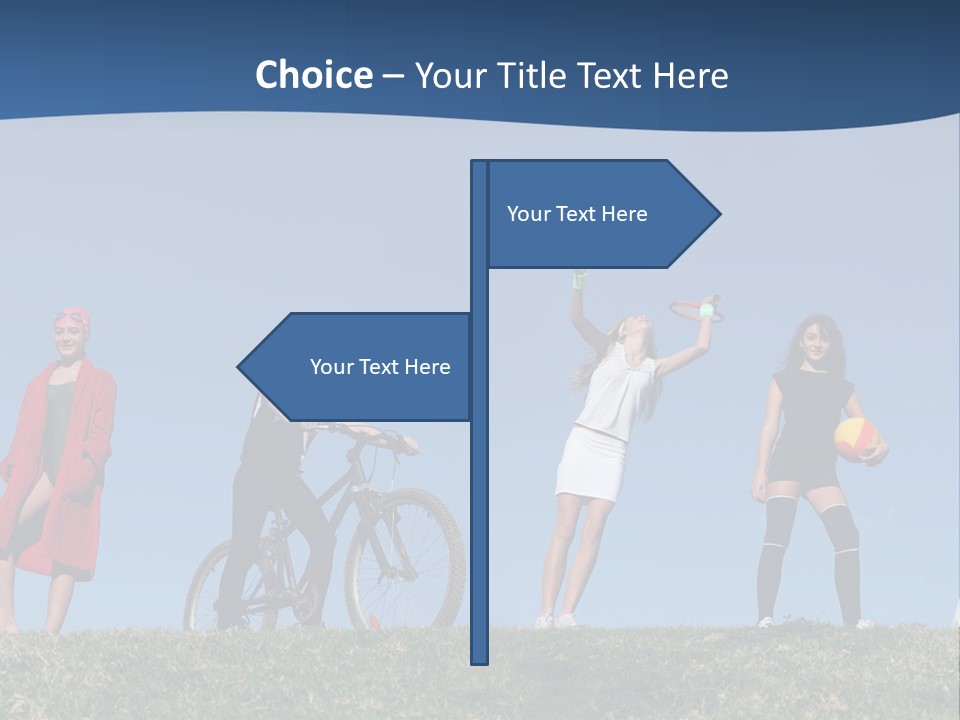 Kids Summer Sports PowerPoint Template