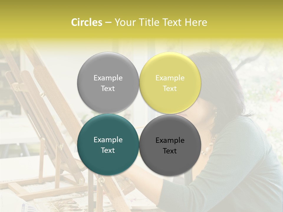 Art Teacher Painting PowerPoint Template