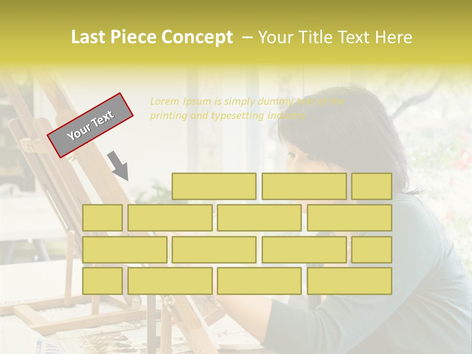 Art Teacher Painting PowerPoint Template