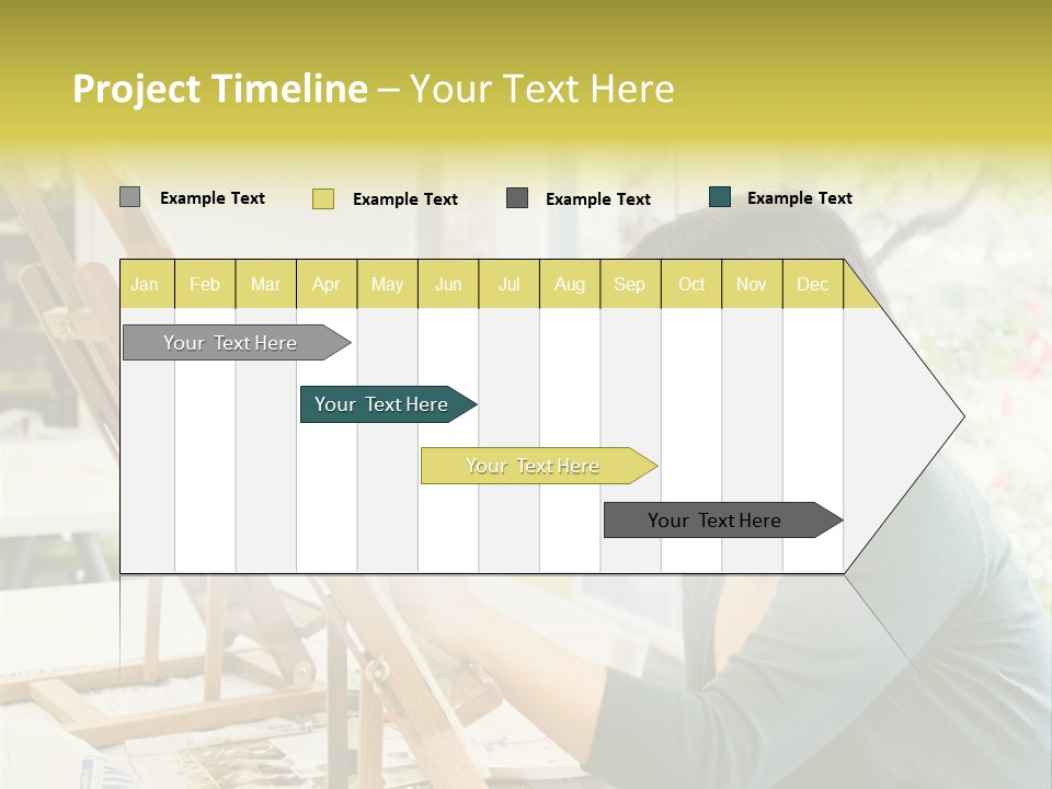 Art Teacher Painting PowerPoint Template