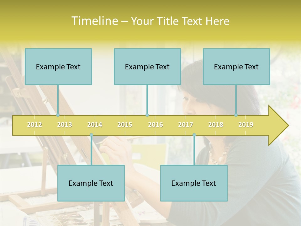 Art Teacher Painting PowerPoint Template
