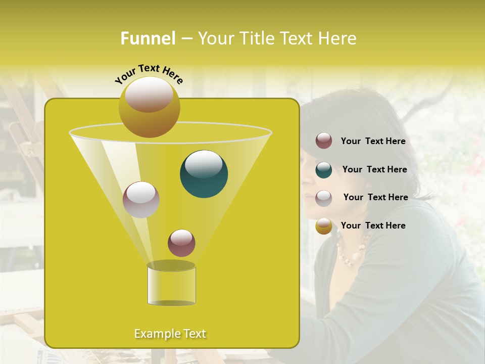 Art Teacher Painting PowerPoint Template