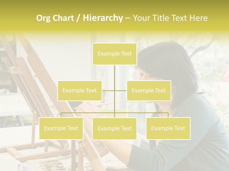 Art Teacher Painting PowerPoint Template