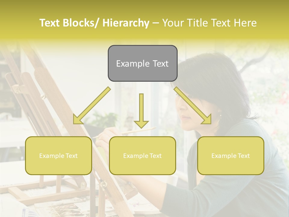 Art Teacher Painting PowerPoint Template