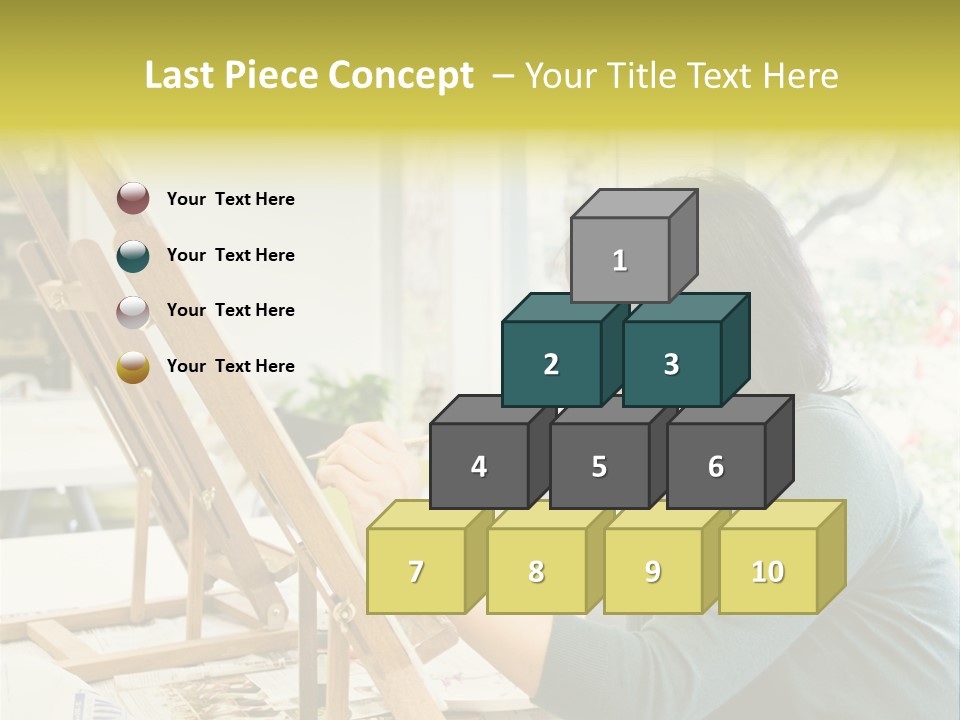 Art Teacher Painting PowerPoint Template