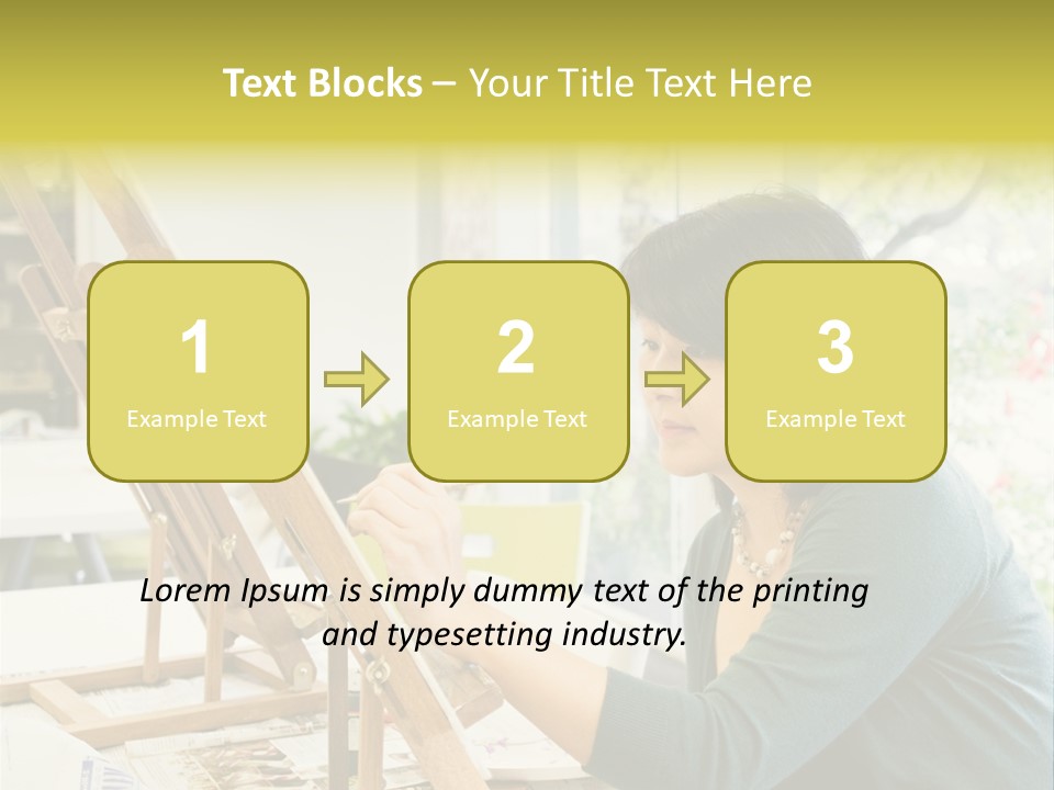 Art Teacher Painting PowerPoint Template