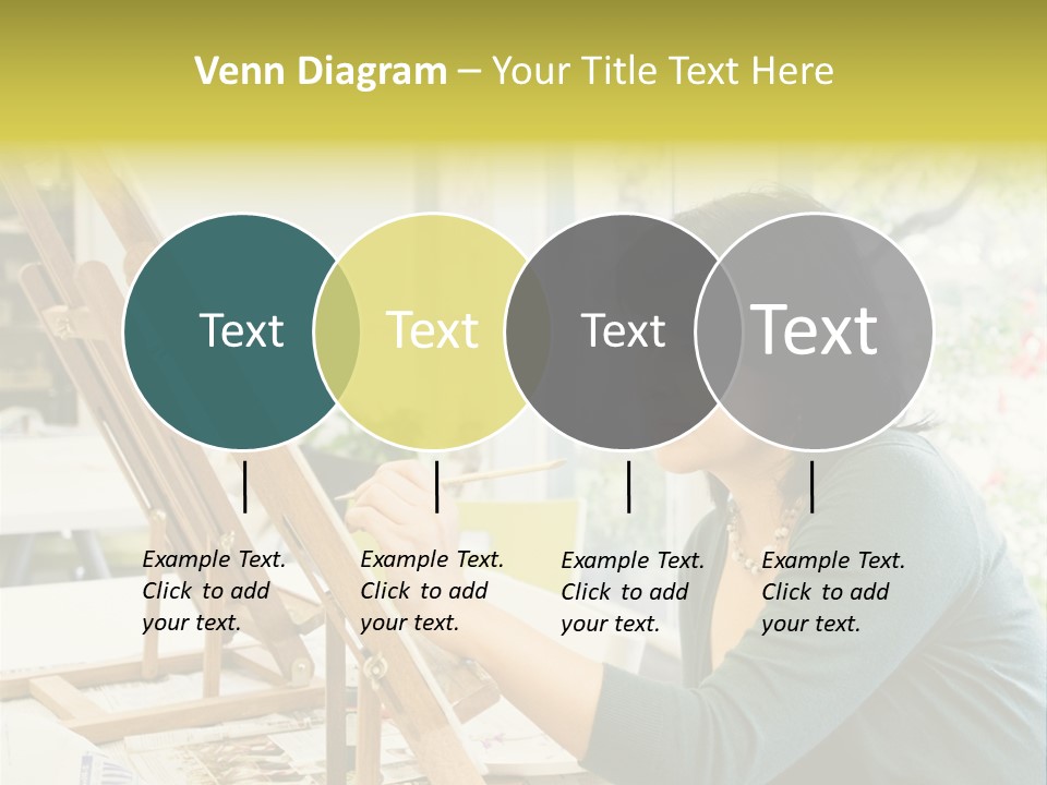 Art Teacher Painting PowerPoint Template